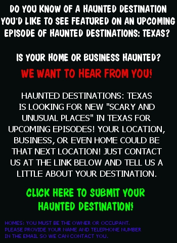 Submit your haunted destination